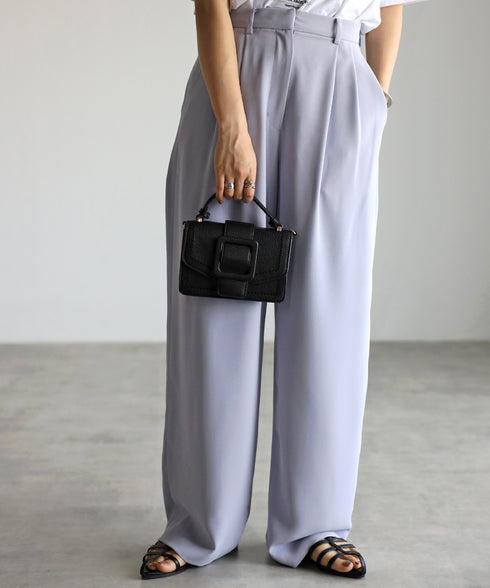 【雑誌掲載】2WAYスクエアバックルショルダーバッグ 12-1091